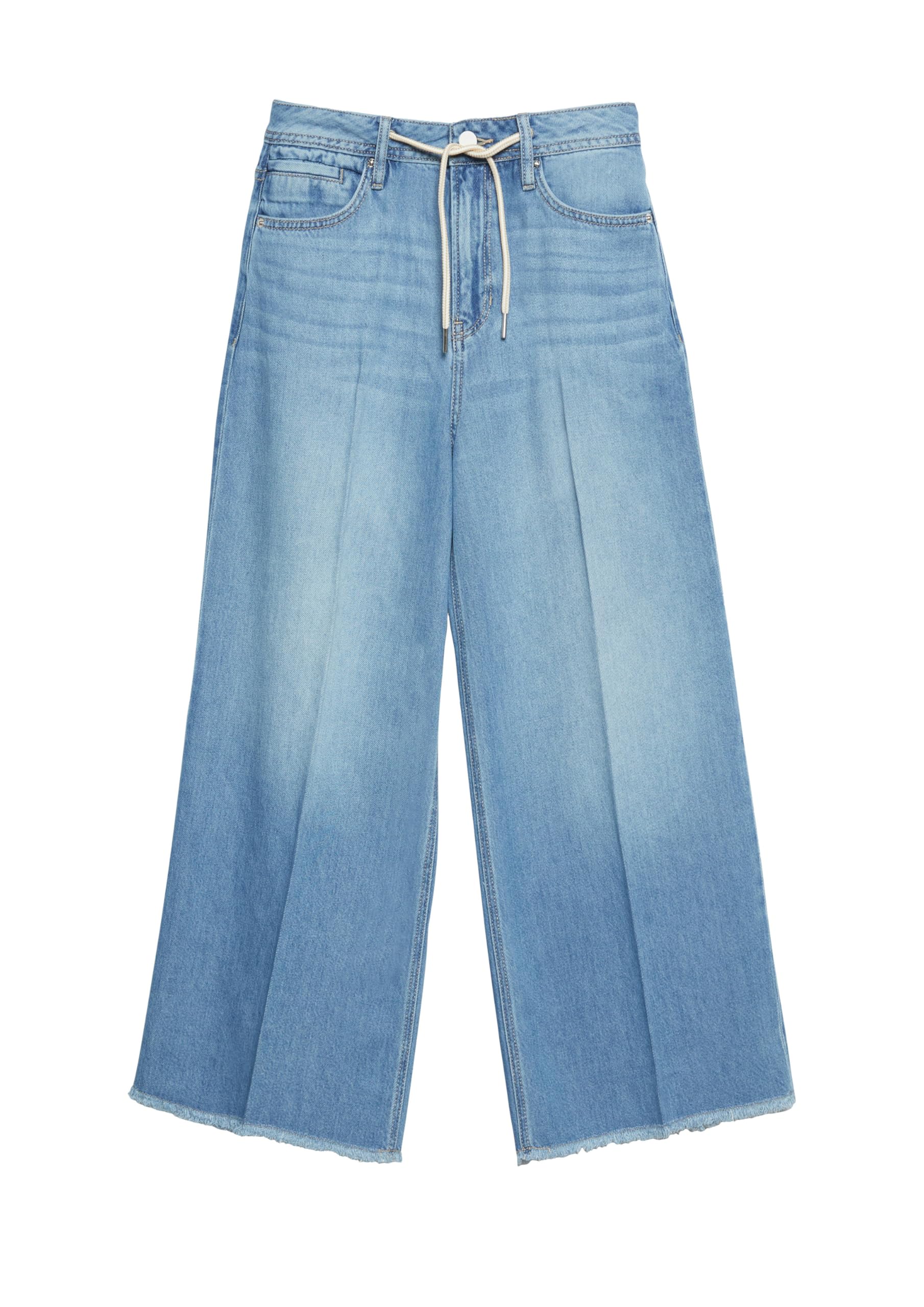 s.Oliver Suri High Rise Wide Fit Culotte Jeans Hellblau