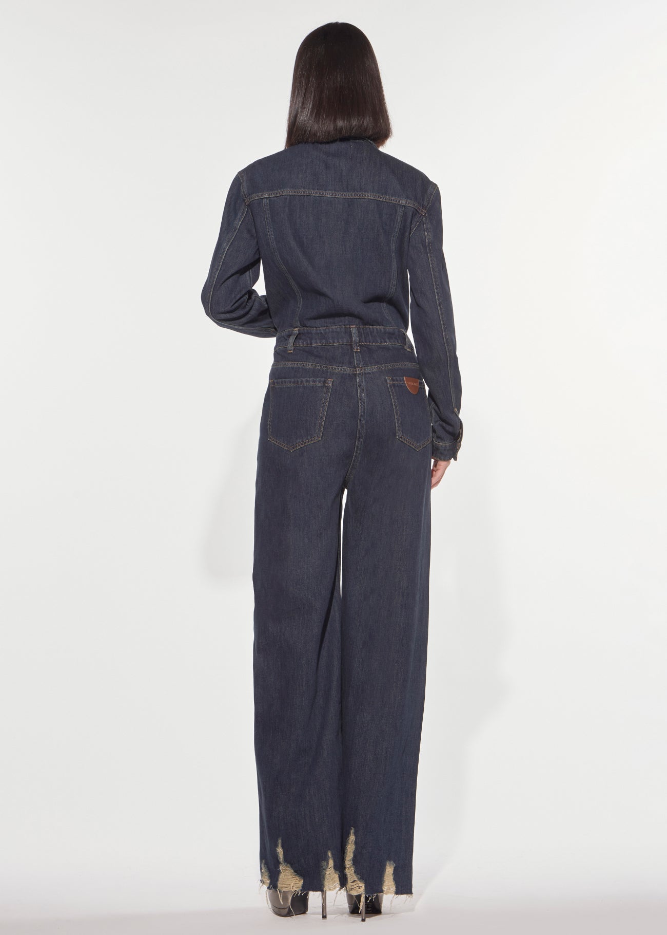 Denny Rose Regular Denim Overall Dark Indigo