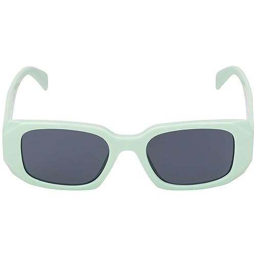 BEZLIT Retro Sonnenbrille Mintgrün Oversize rechteckig
