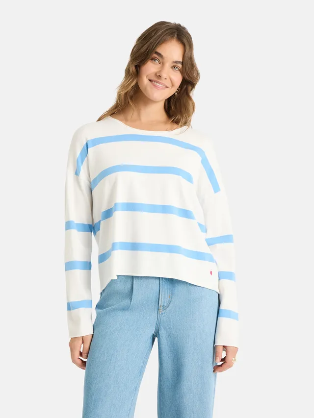 Lieblingsstück MarciEP Pullover skyblue Streifen