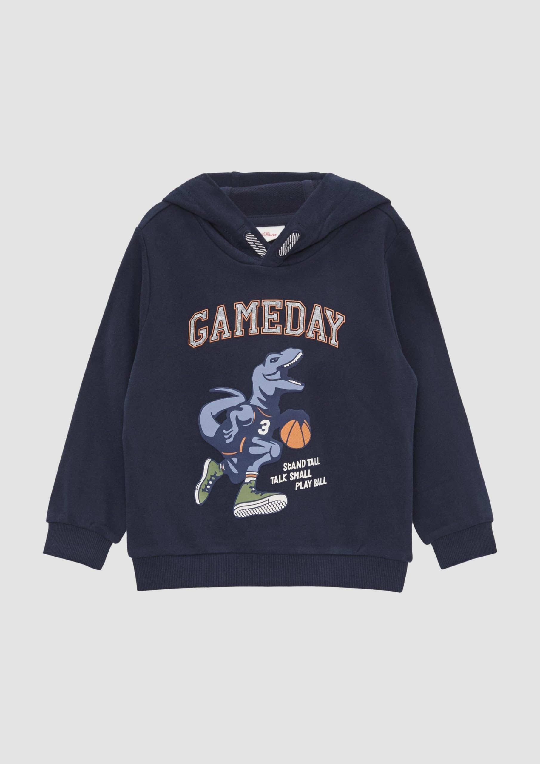 s.Oliver RED LABEL Kapuzen-Sweatshirt Baumwollmix Weiß