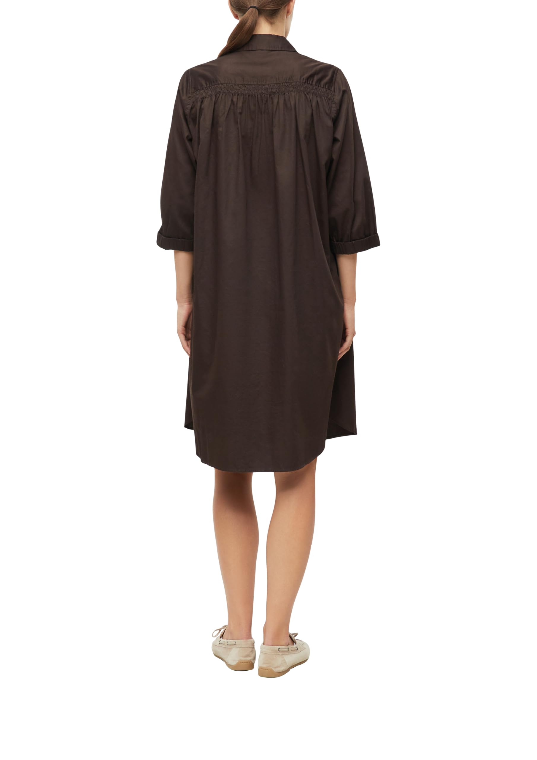 s.Oliver Red Label Hemdblusenkleid Smok Gr.42 braun