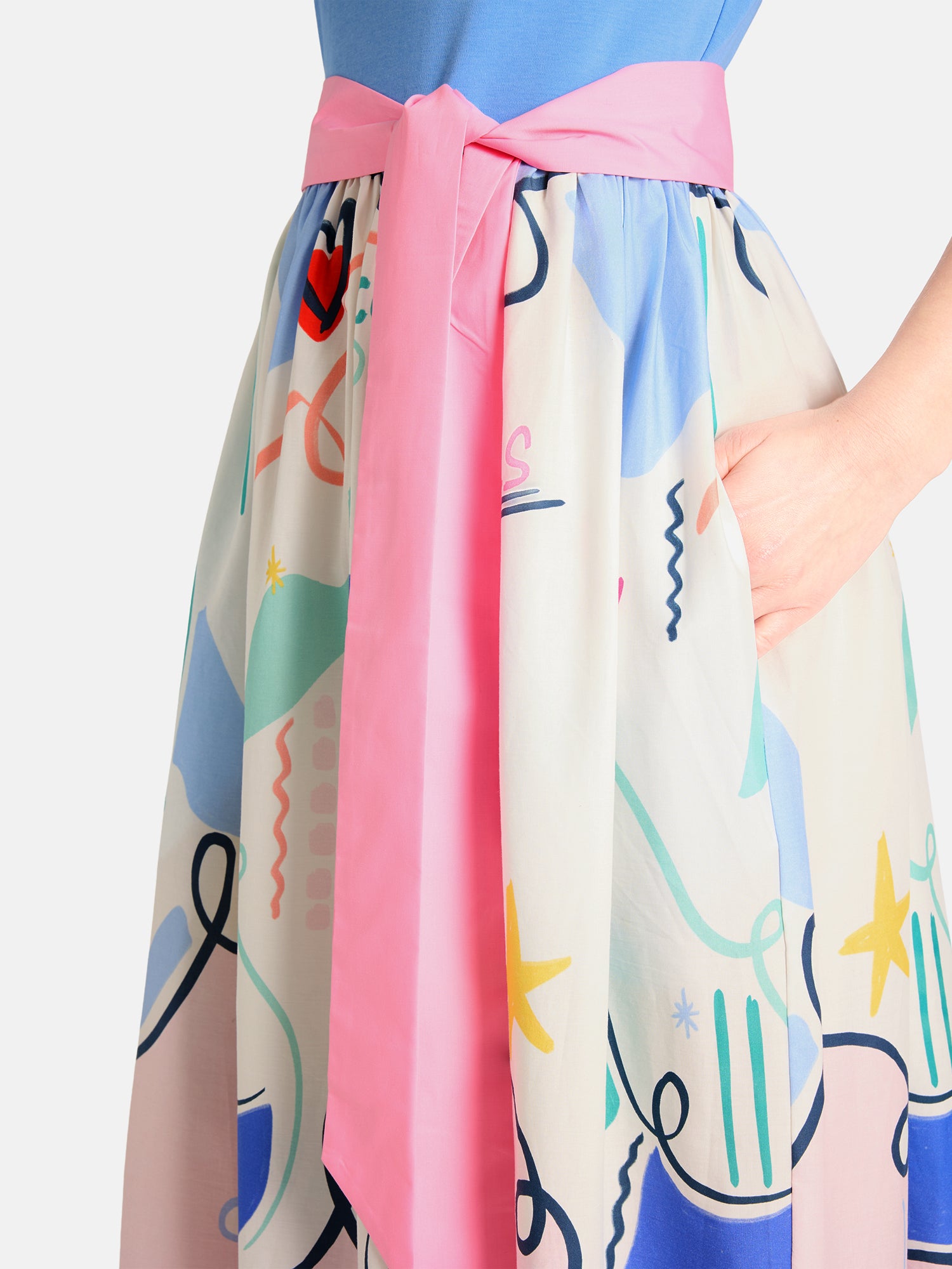 Lieblingsstück RabieL Kleid blue bell Baumwollmix