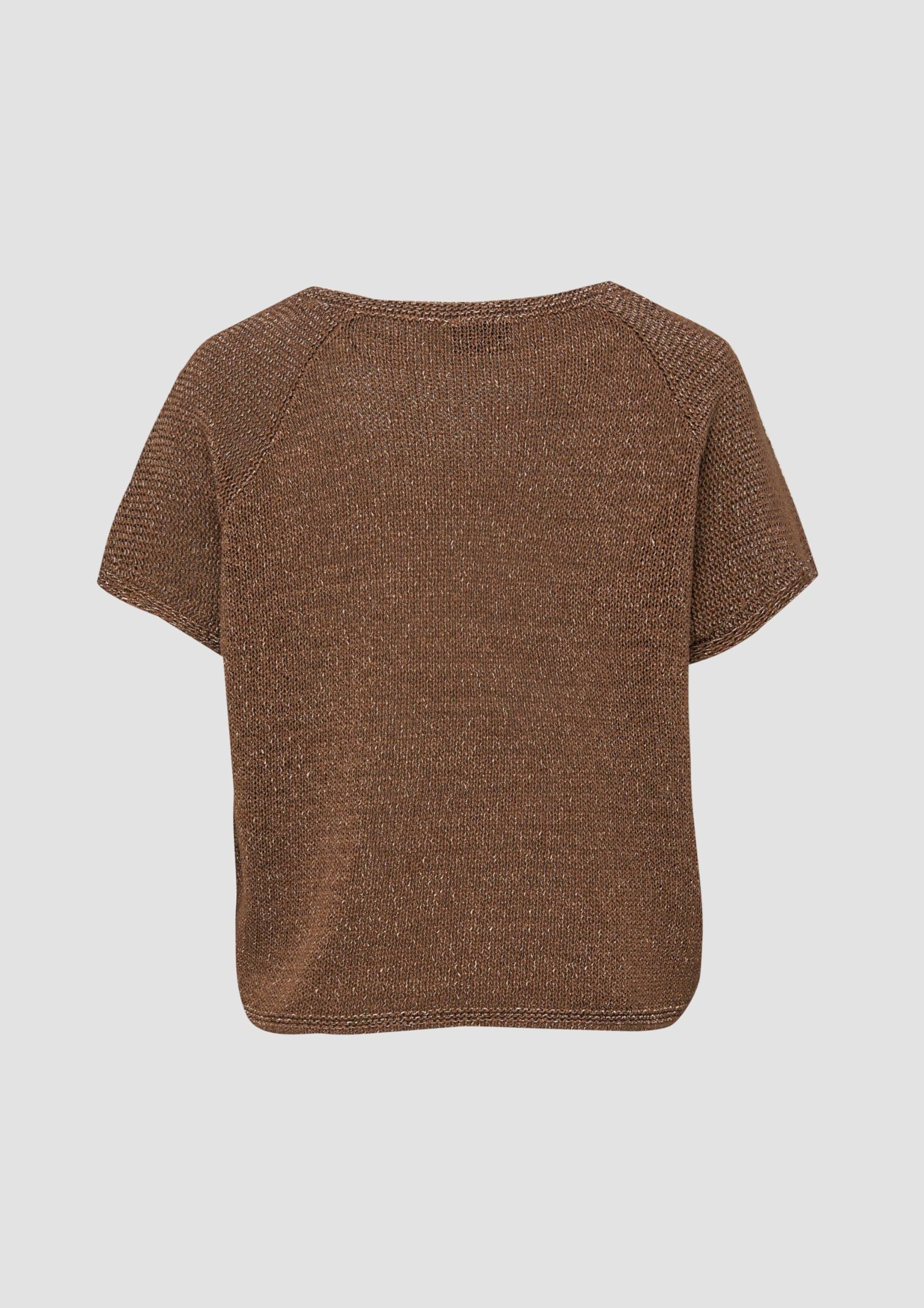 s.Oliver Black Label Strickpullover ärmellos U-Boot Relaxed Fit