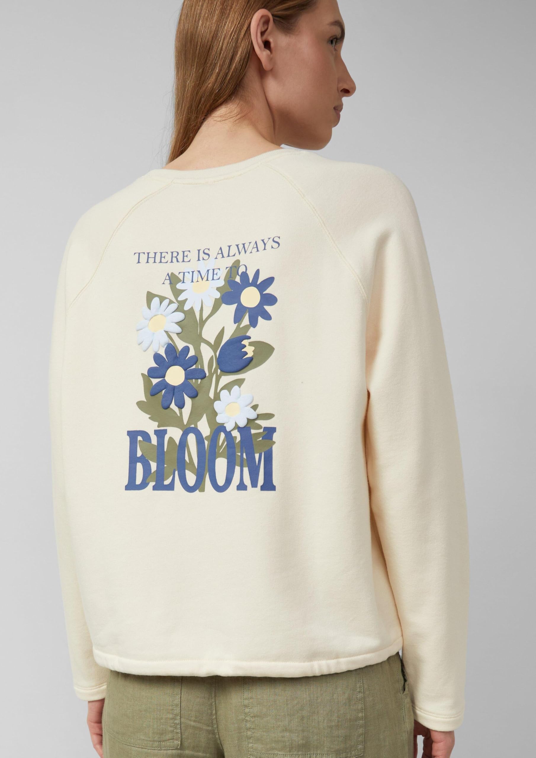 s.Oliver Red Label 2176235 Sweatshirt Braun Rückenprint