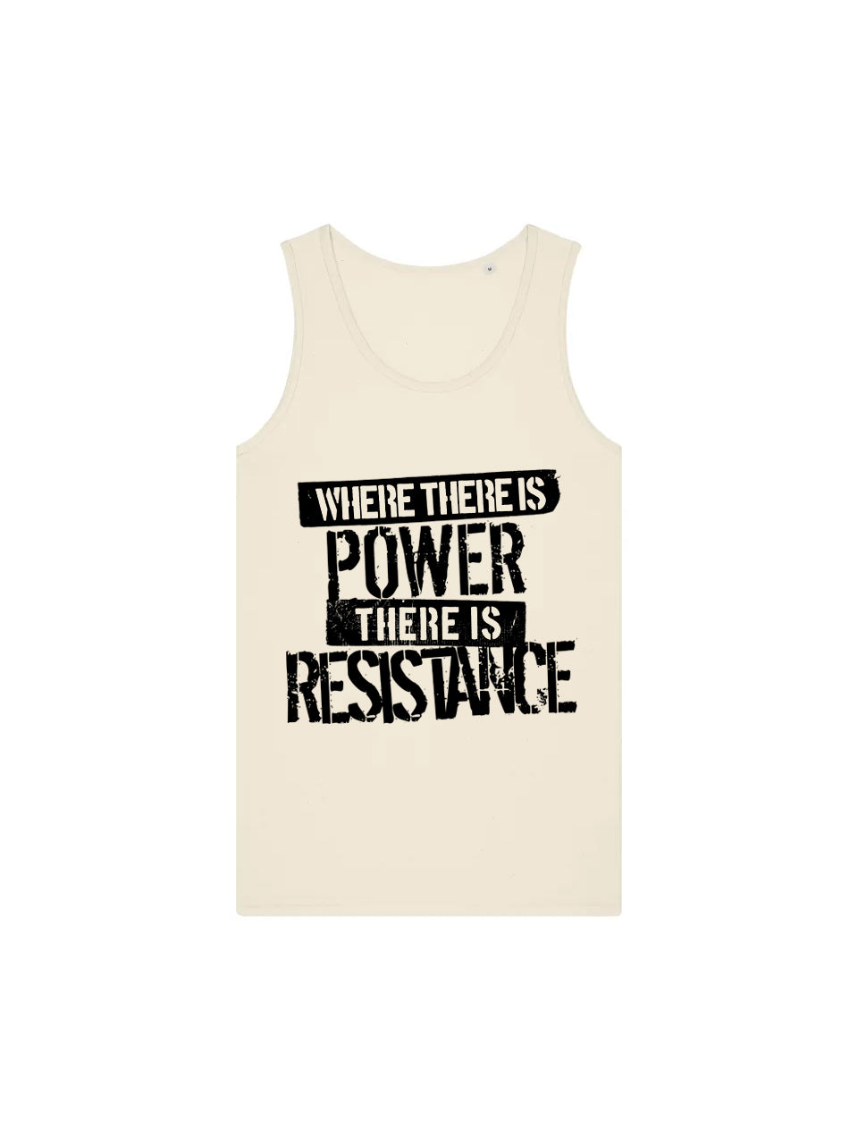 dna merch Macht und Widerstand Power And Resistance Tanktop Navy