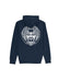 dna merch The Voice of the Woman Zipper-Hoodie mit Backprint
