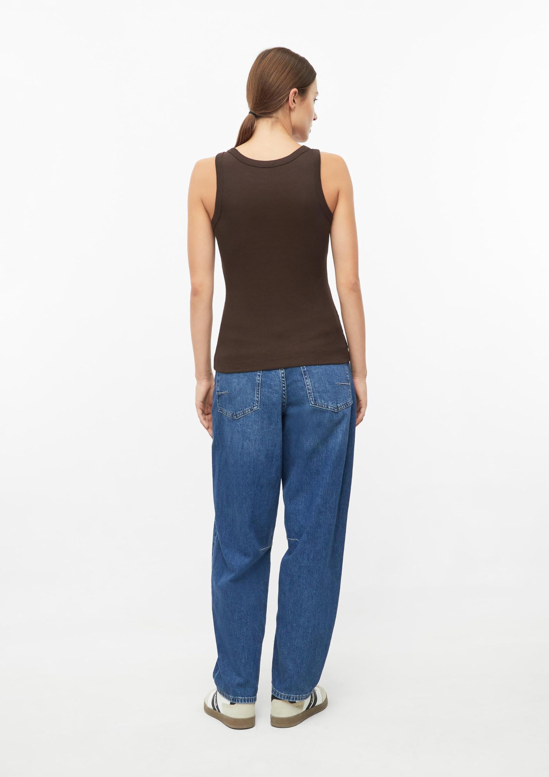s.Oliver RED LABEL Ripptop Stickerei Weiß Gr. 38