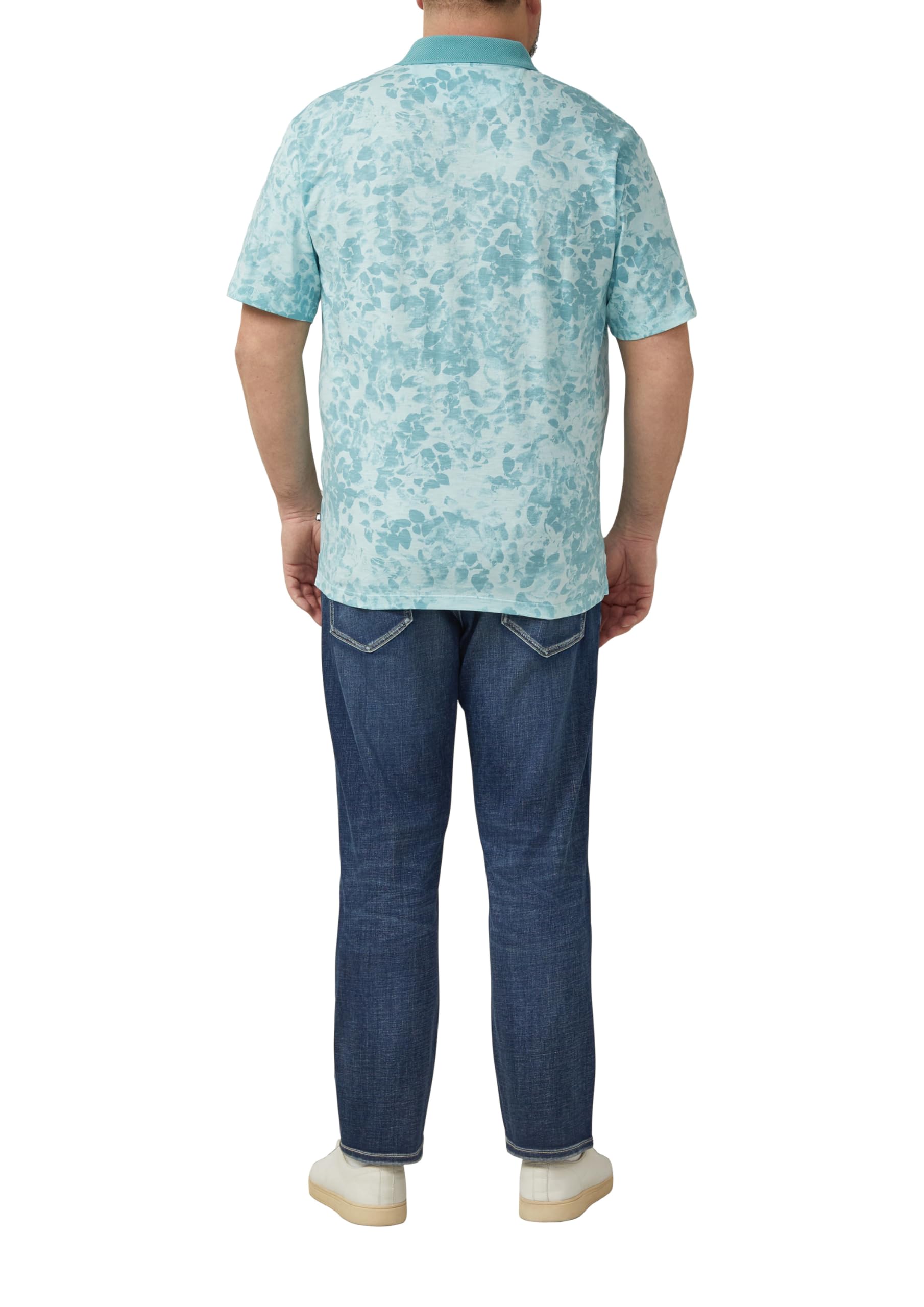 s.Oliver Junior Poloshirt All-Over-Print Flammgarn