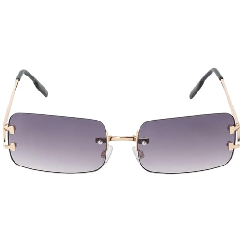BEZLIT Damen Sonnenbrille rechteckig randlos UV400
