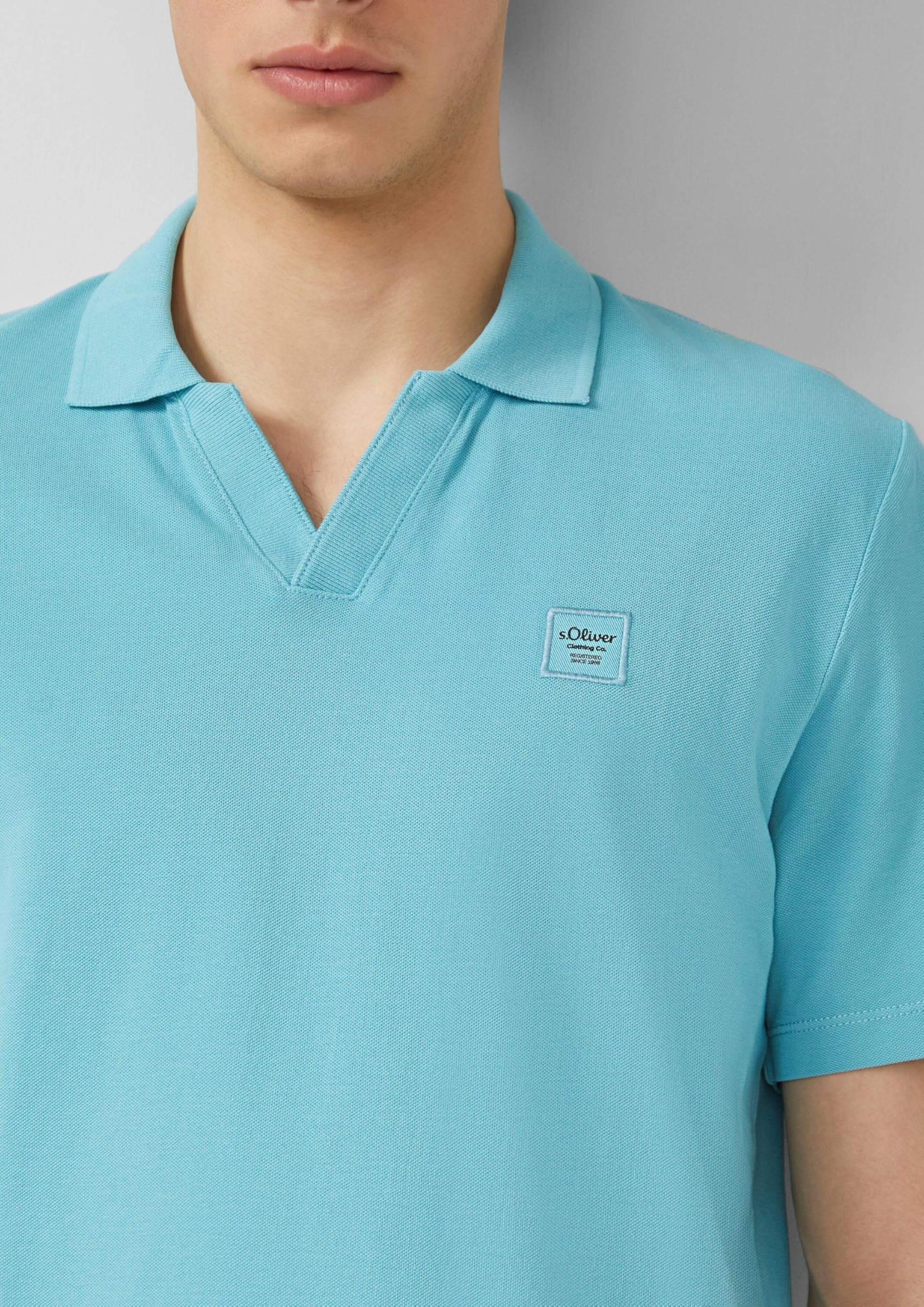 s.Oliver Junior Poloshirt Baumwoll-Piqué Garment Dye