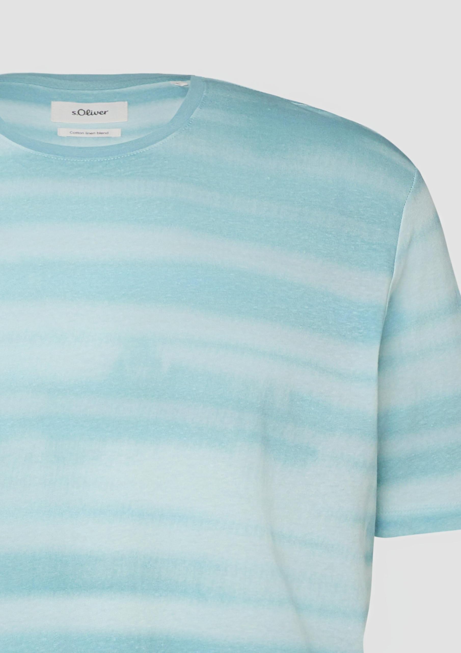 s.Oliver Junior T-Shirt Leinenmix All-Over-Print XXL