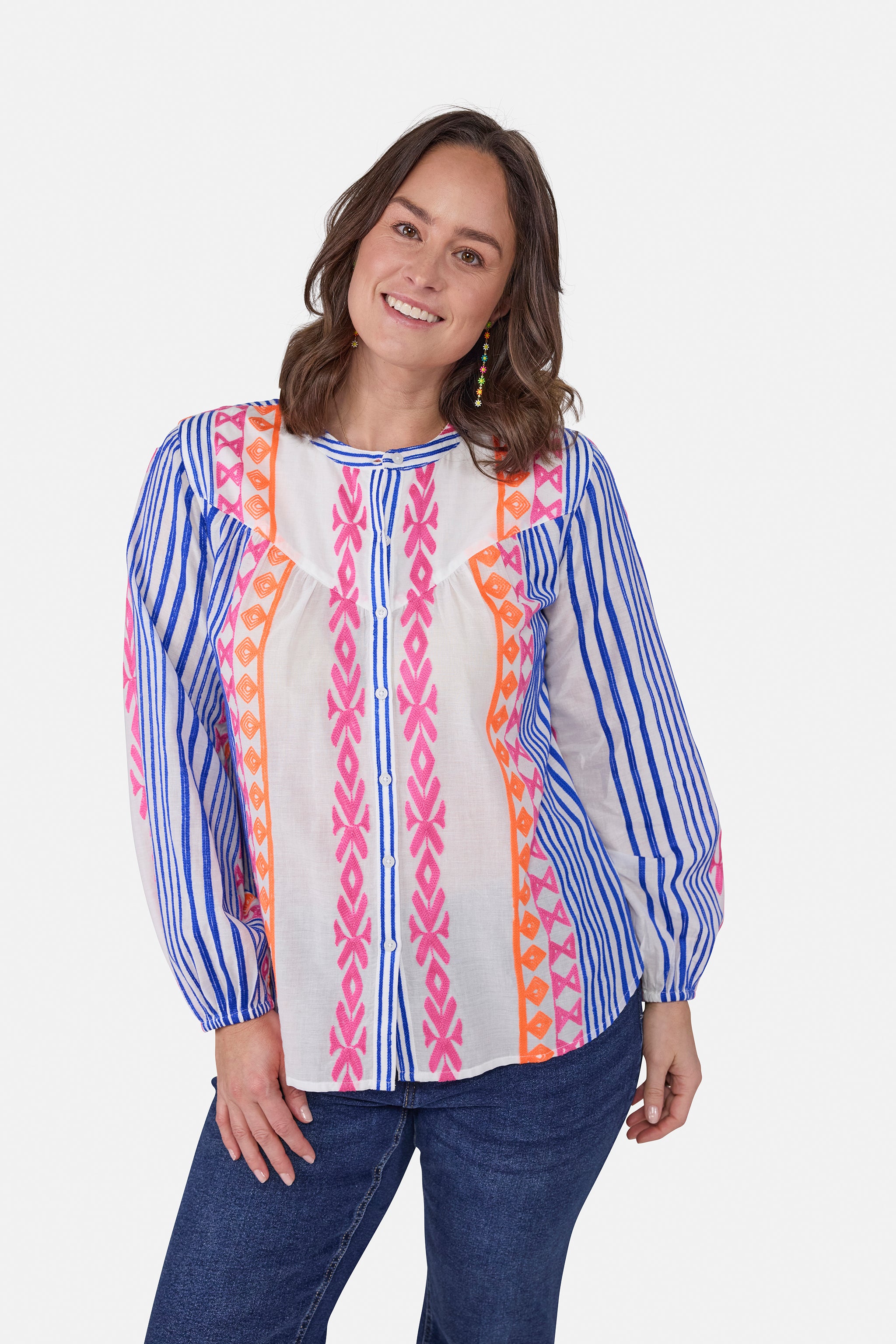 Lieblingsstück KyraL Bluse paleblush aus Baumwolle