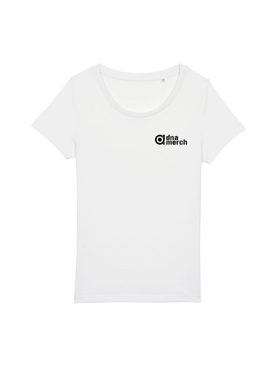 dna merch Fuck Charity Love Solidarity T-Shirt Damen Schwarz