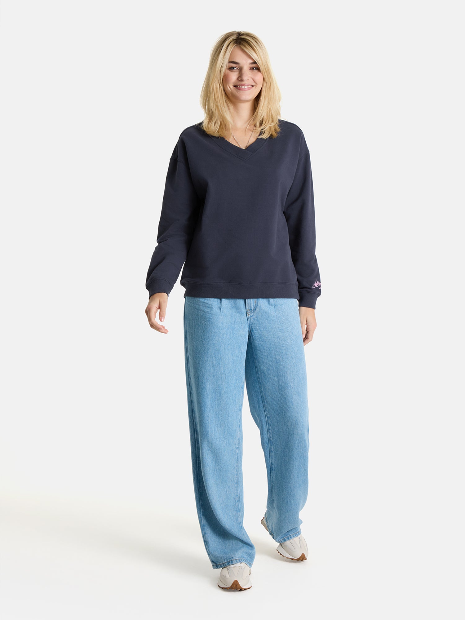 Lieblingsstück TatjanaL Sweatshirt offwhite Spruch