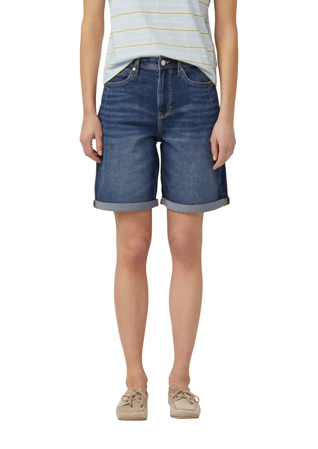 s.Oliver Suri High Rise Jeans-Shorts Bermuda Wide Leg