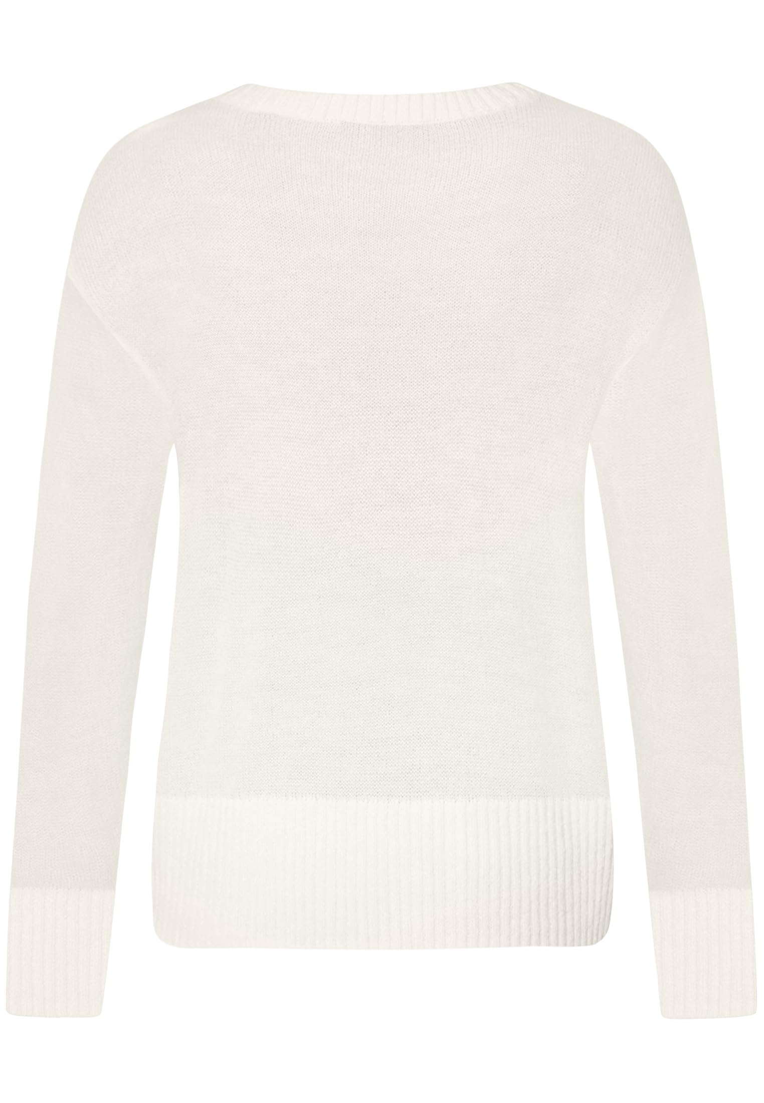 zero Alpakawolle Pullover 40 Eggnog weich