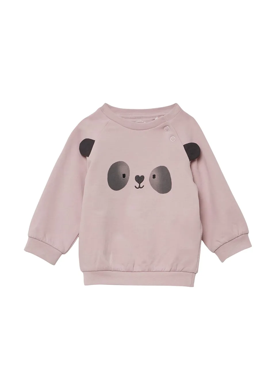 s.Oliver RED LABEL Sweatshirt Panda-Ohren rosa 80 weich