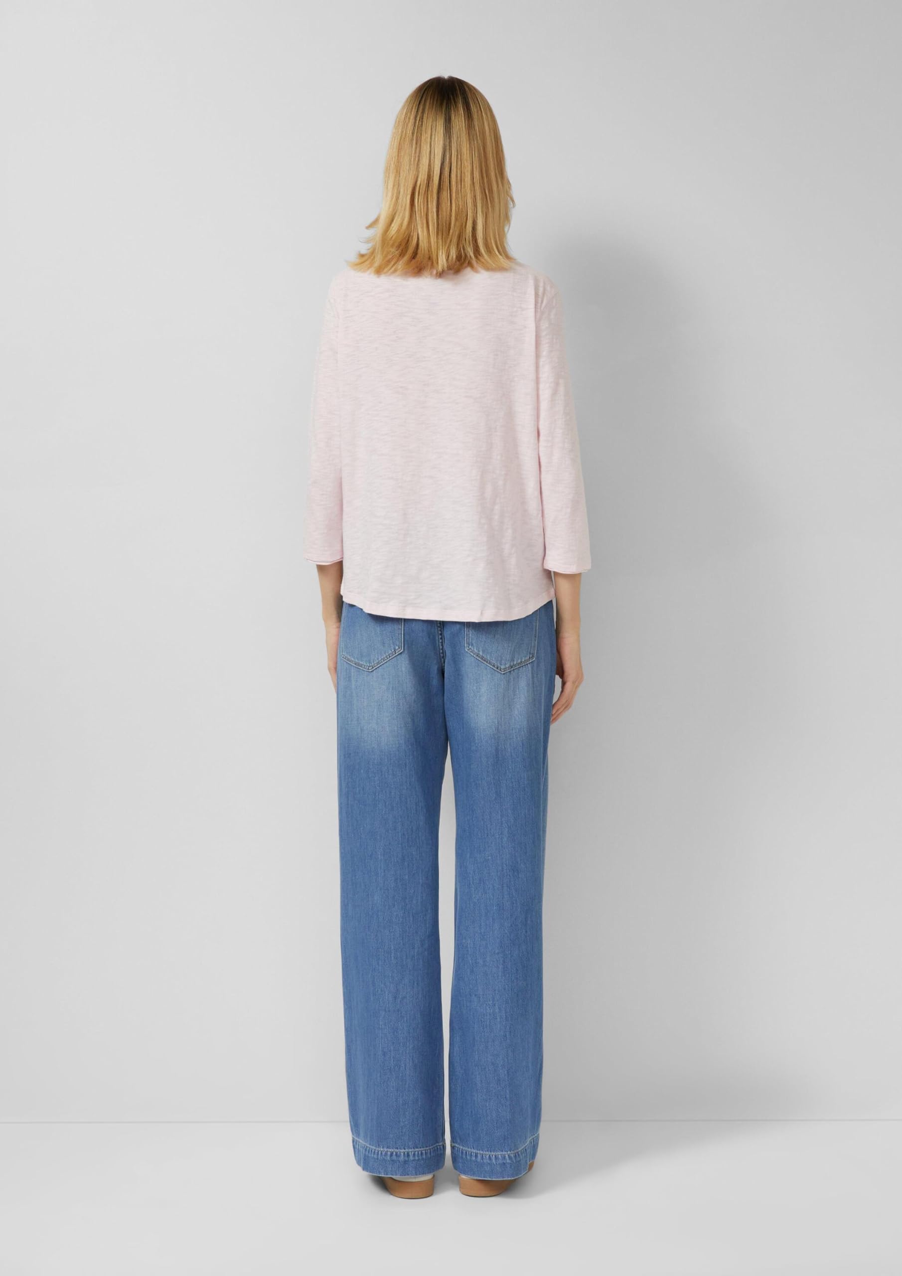 s.Oliver 2164085 T-Shirt lilac pink aus Baumwolle