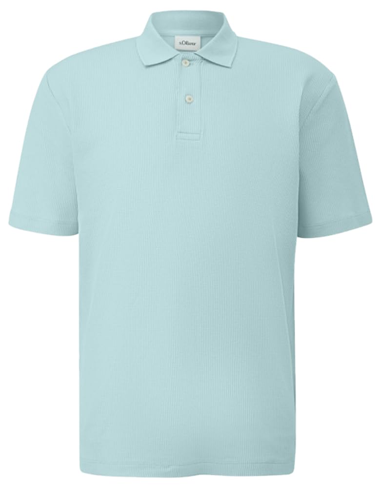 s.Oliver Junior Poloshirt Waffelpiqué navy