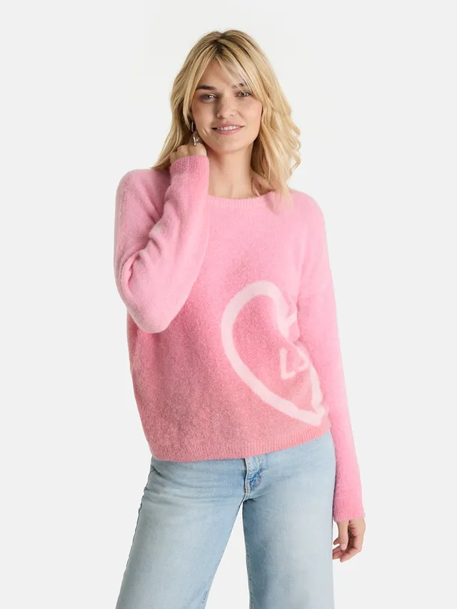 Lieblingsstück AsyaL Pullover blush Farbverlauf