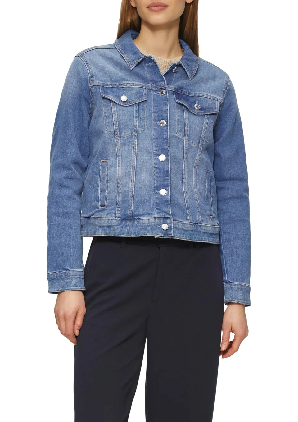 s.Oliver Junior Jeansjacke Gr.38 Eingrifftaschen