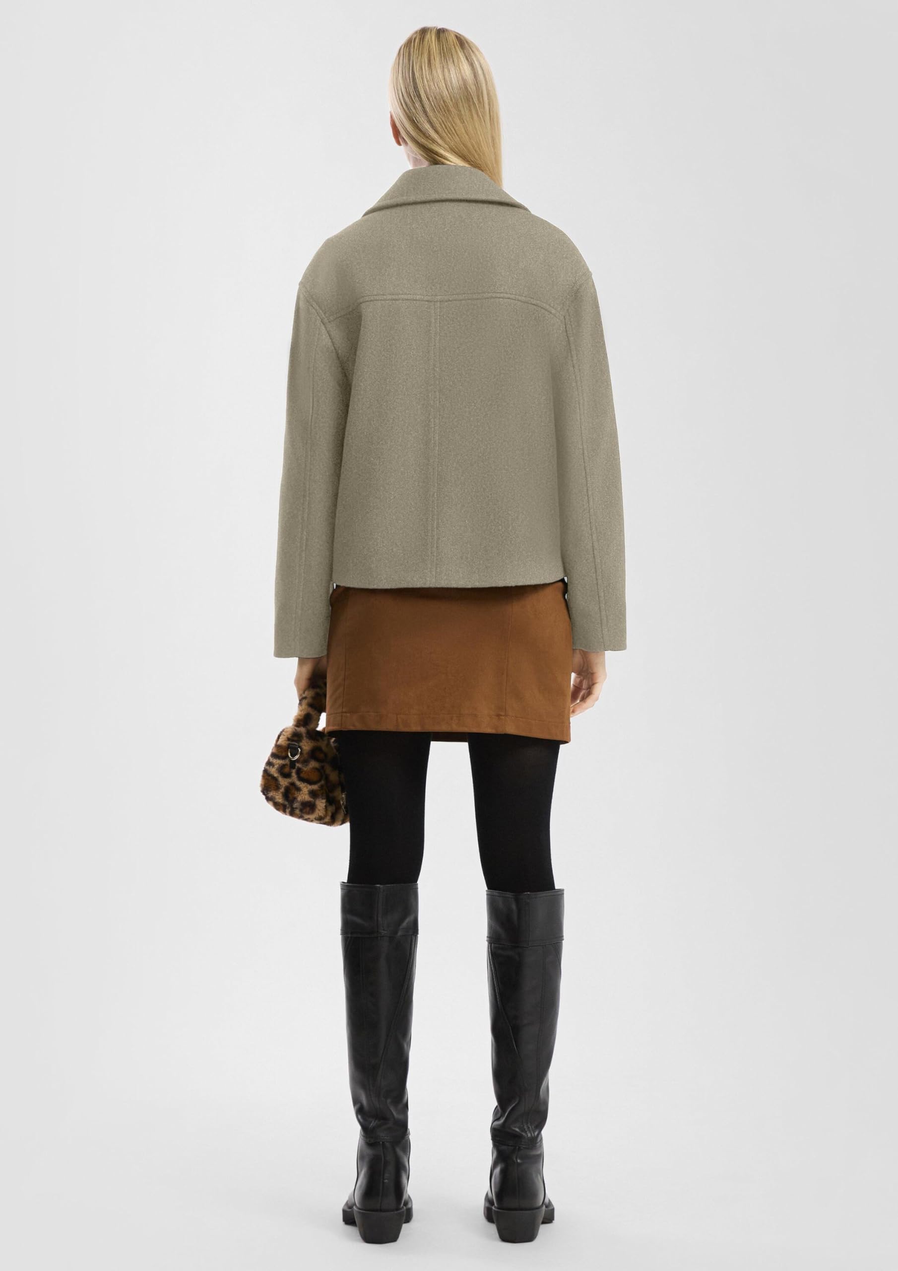 s.Oliver QS Cabanjacke Wolloptik Struktur Gr.L
