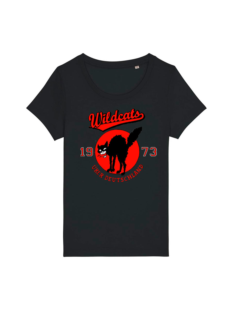 dna merch Wildcats Über Deutschland T-Shirt Damen Schwarz Streik