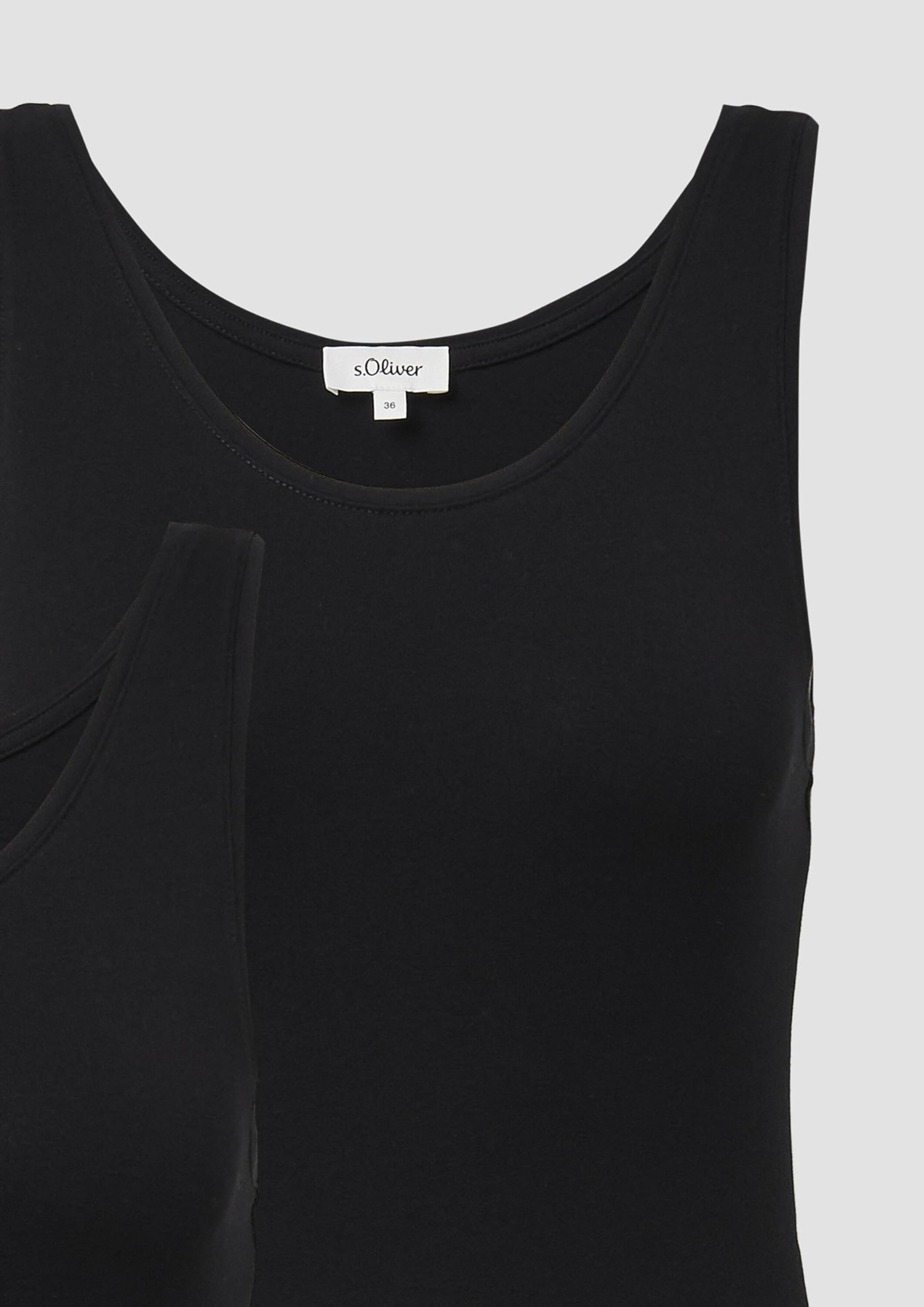 s.Oliver Basic Tops Jersey 2er-Pack weiß