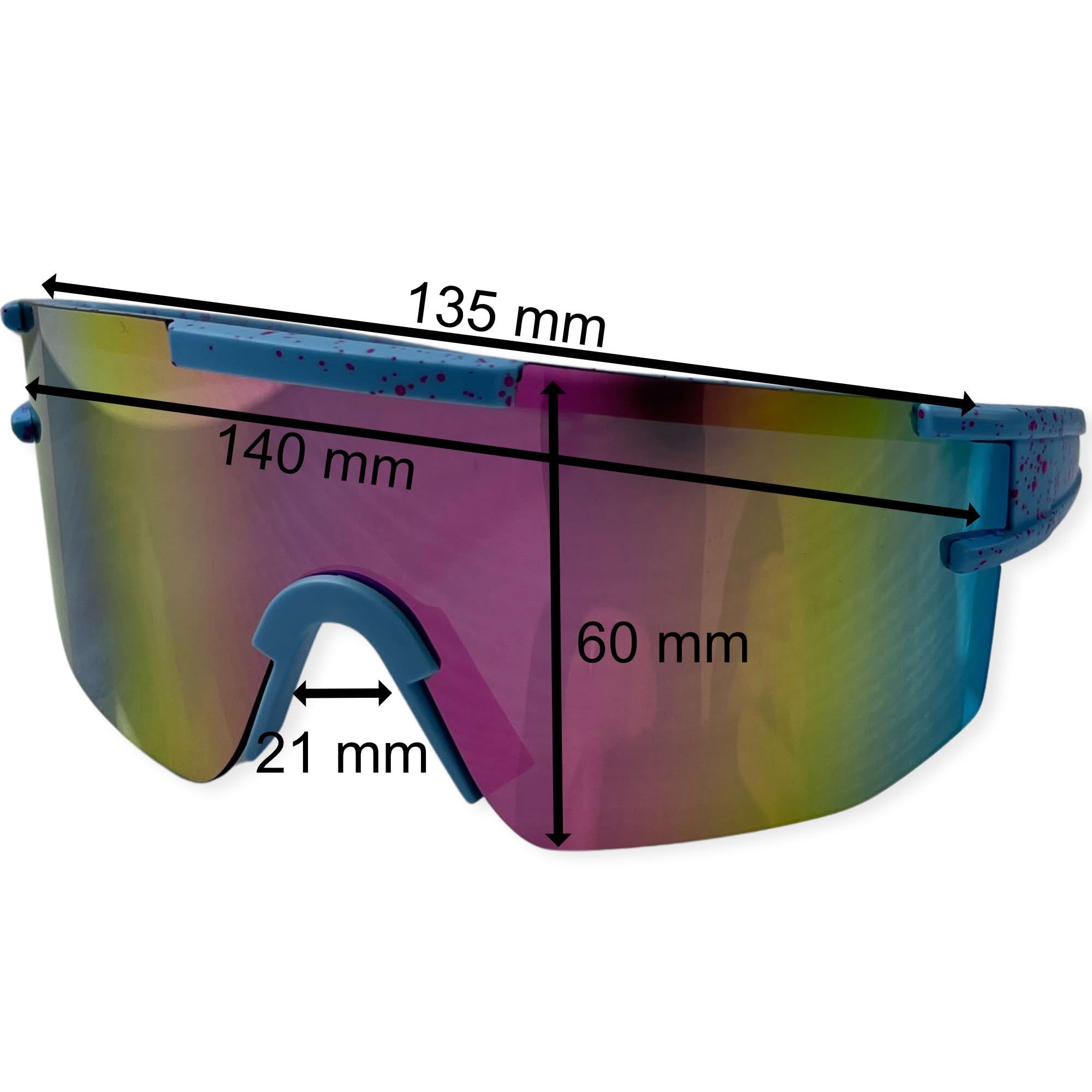 BEZLIT Damen Sport Shield Sonnenbrille verspiegelt Kat.3