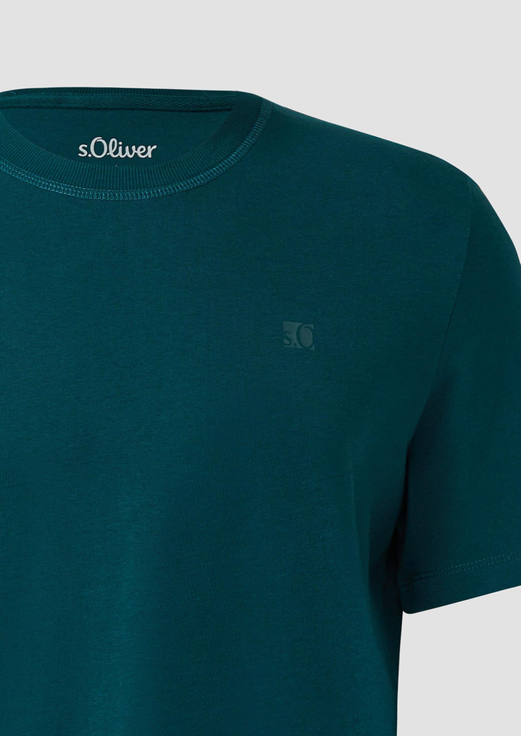s.Oliver RED LABEL Heavy Jersey T-Shirt grün XXL
