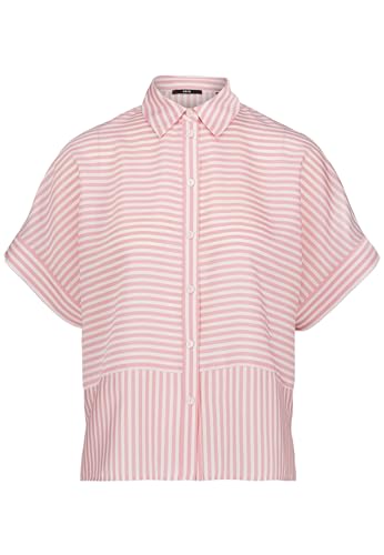 zero Hemdbluse mit Streifen Bluse 40 Rosé Cream