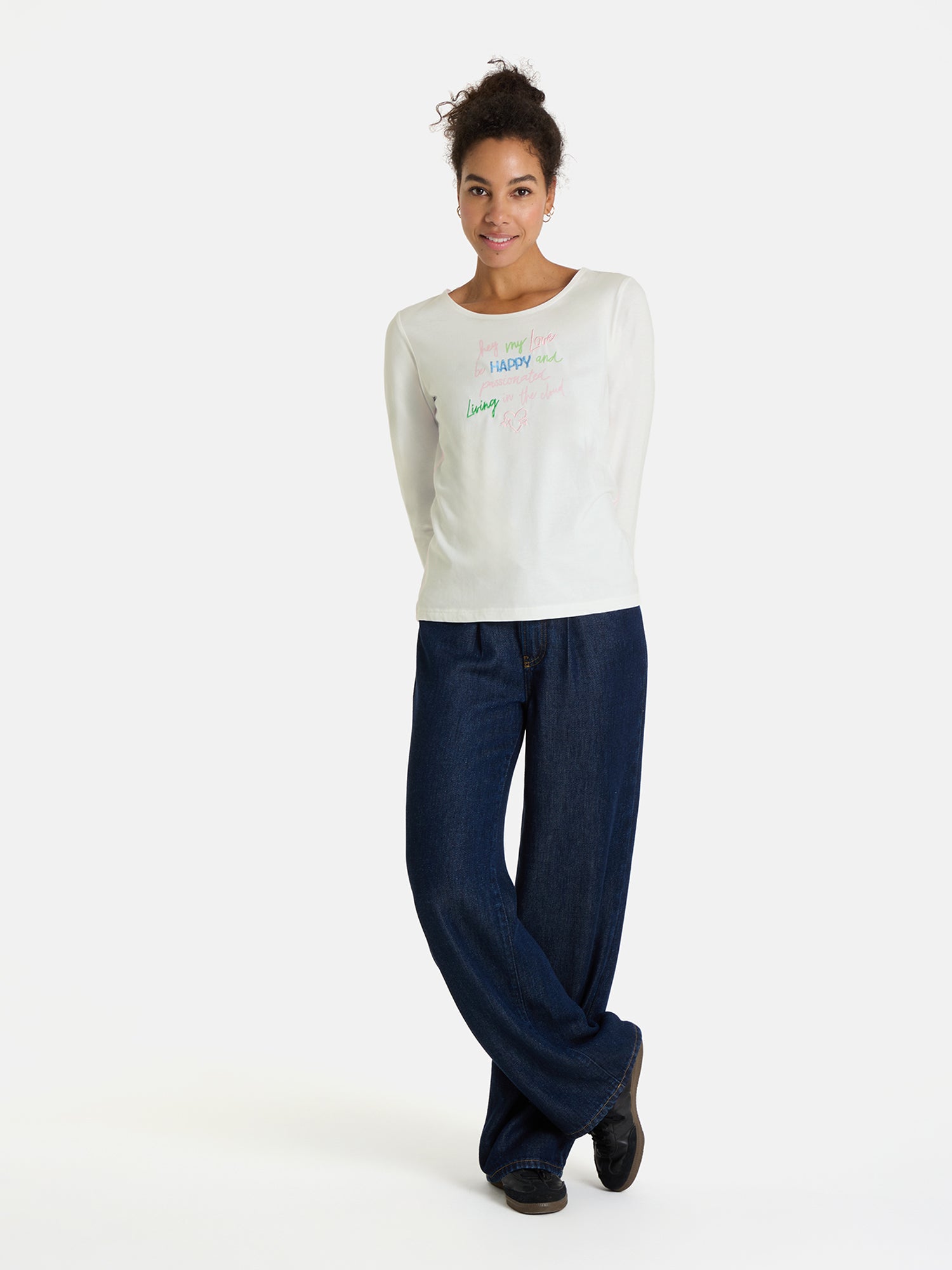 Lieblingsstück CellyL Longsleeve offwhite Baumwolle