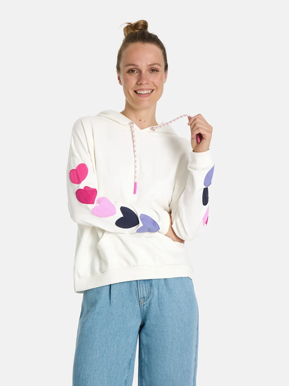 Lieblingsstück CaraEP Hoodie offwhite Baumwolle