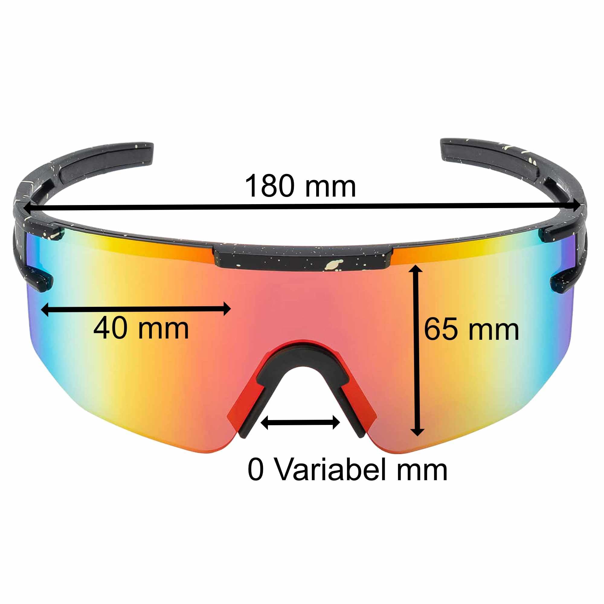BEZLIT Sport Shield Sonnenbrille polarisiert Blau Unisex