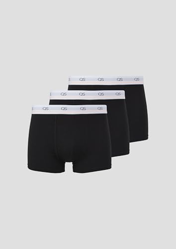 QS by s.Oliver Boxershorts 3er-Pack Baumwollmix grau