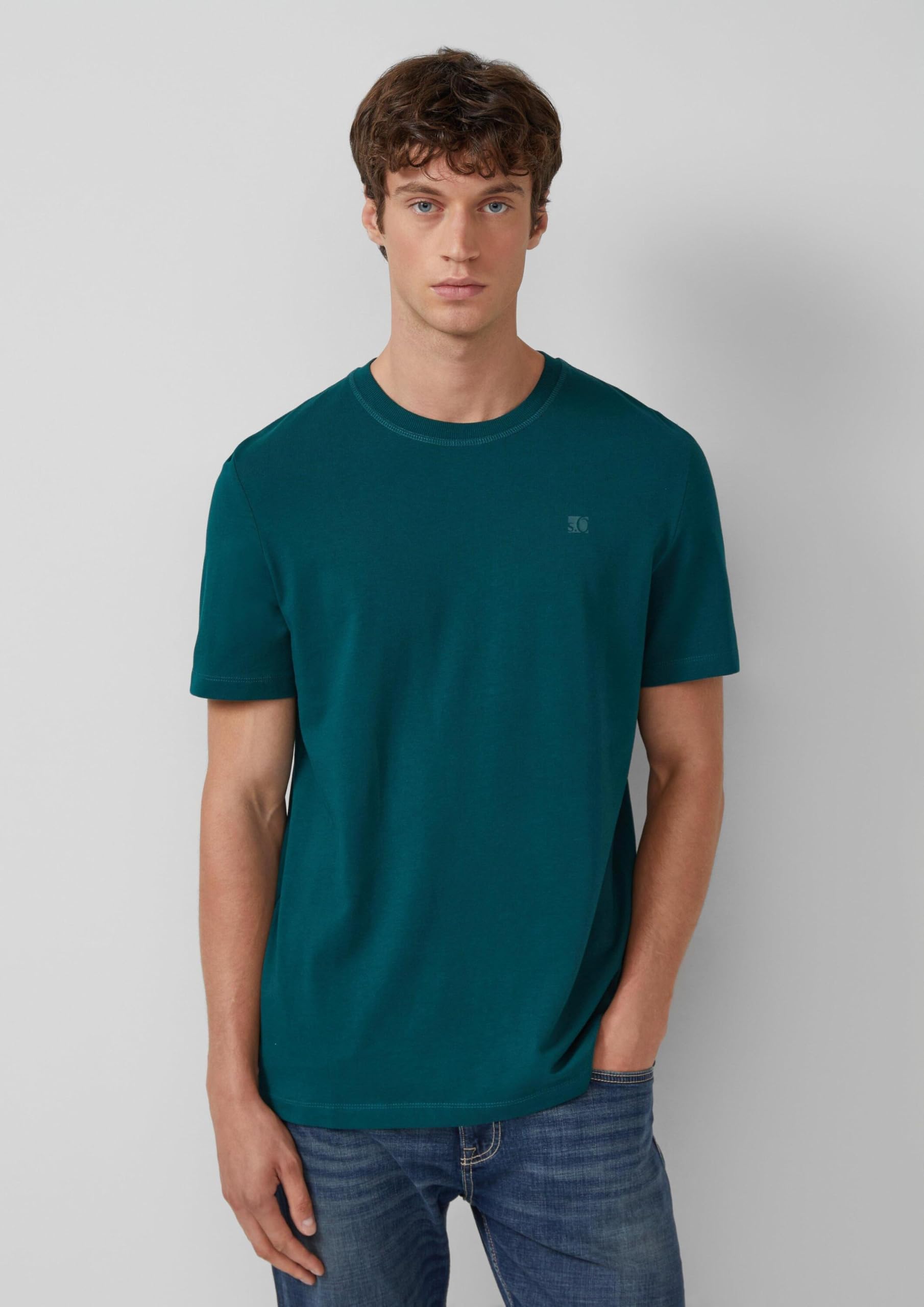 s.Oliver RED LABEL Heavy Jersey T-Shirt grün XXL