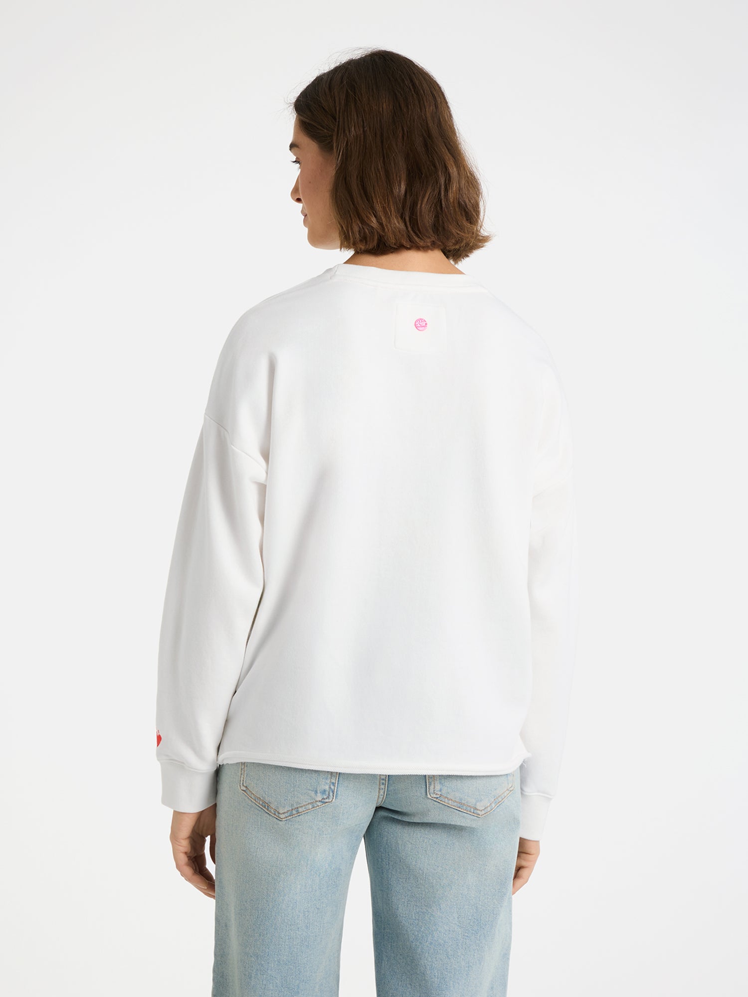Lieblingsstück GlamL Sweatshirt offwhite Baumwolle Motiv