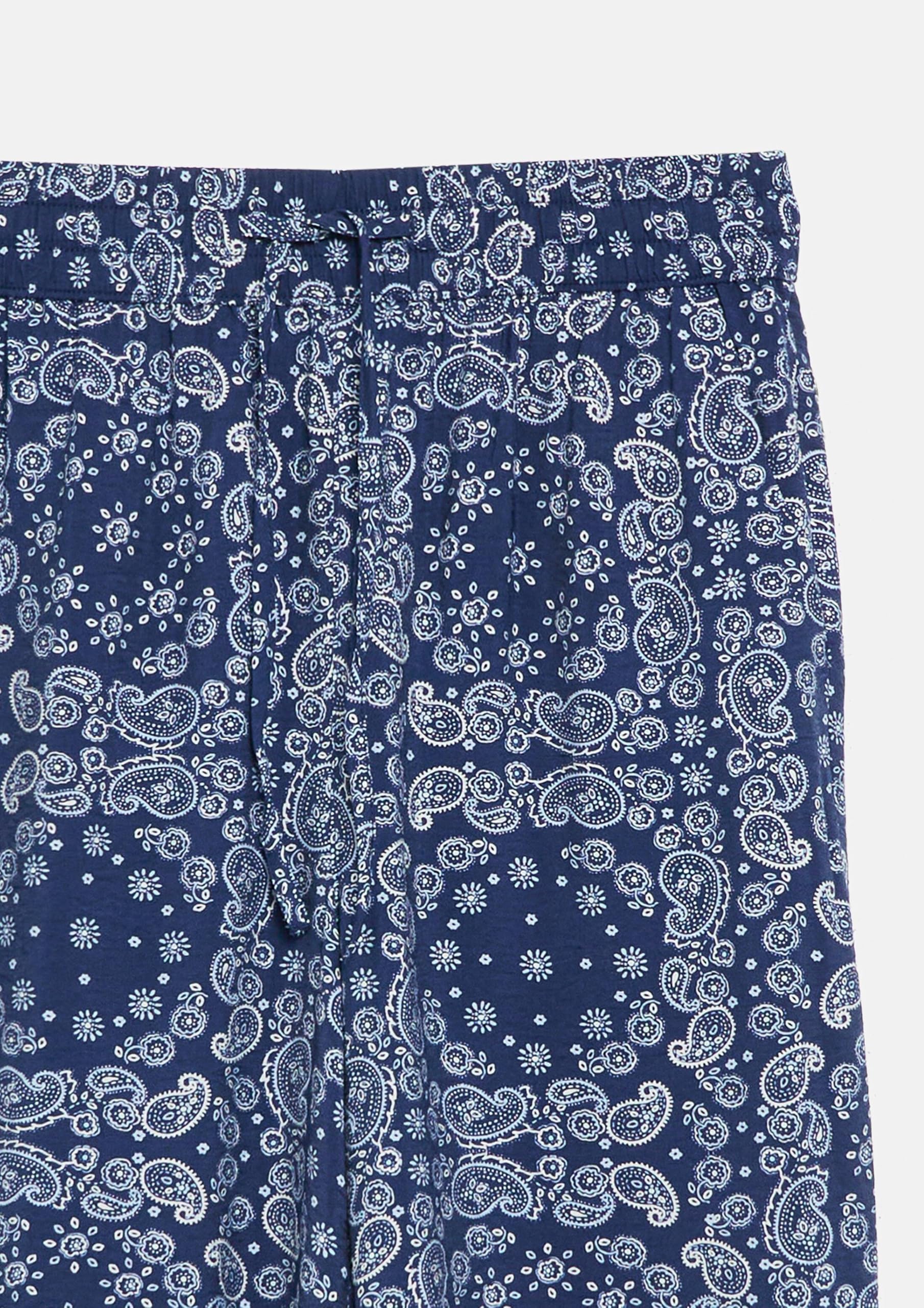 s.Oliver Red Label Culotte Gr.34 Viskose dunkelblau