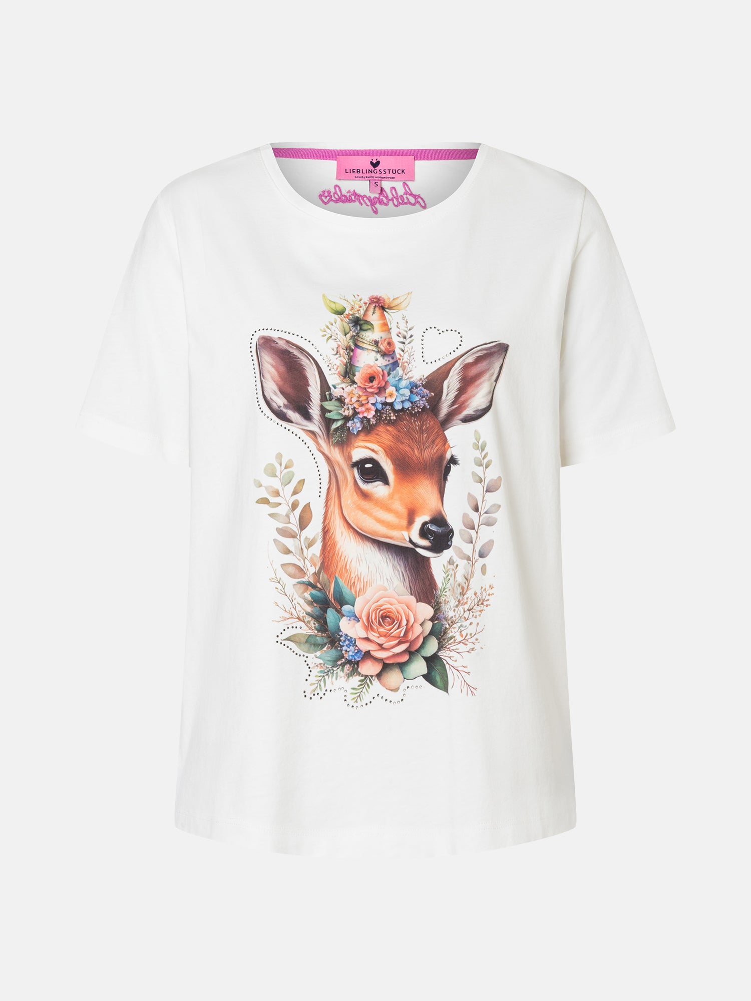 Lieblingsstück LillyL T-Shirt Off White Baumwolle Print