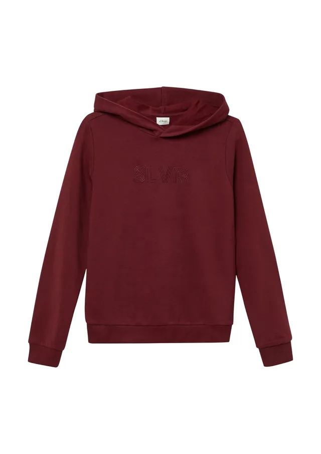s.Oliver Junior Hoodie 146-152 Rot mit Stickerei