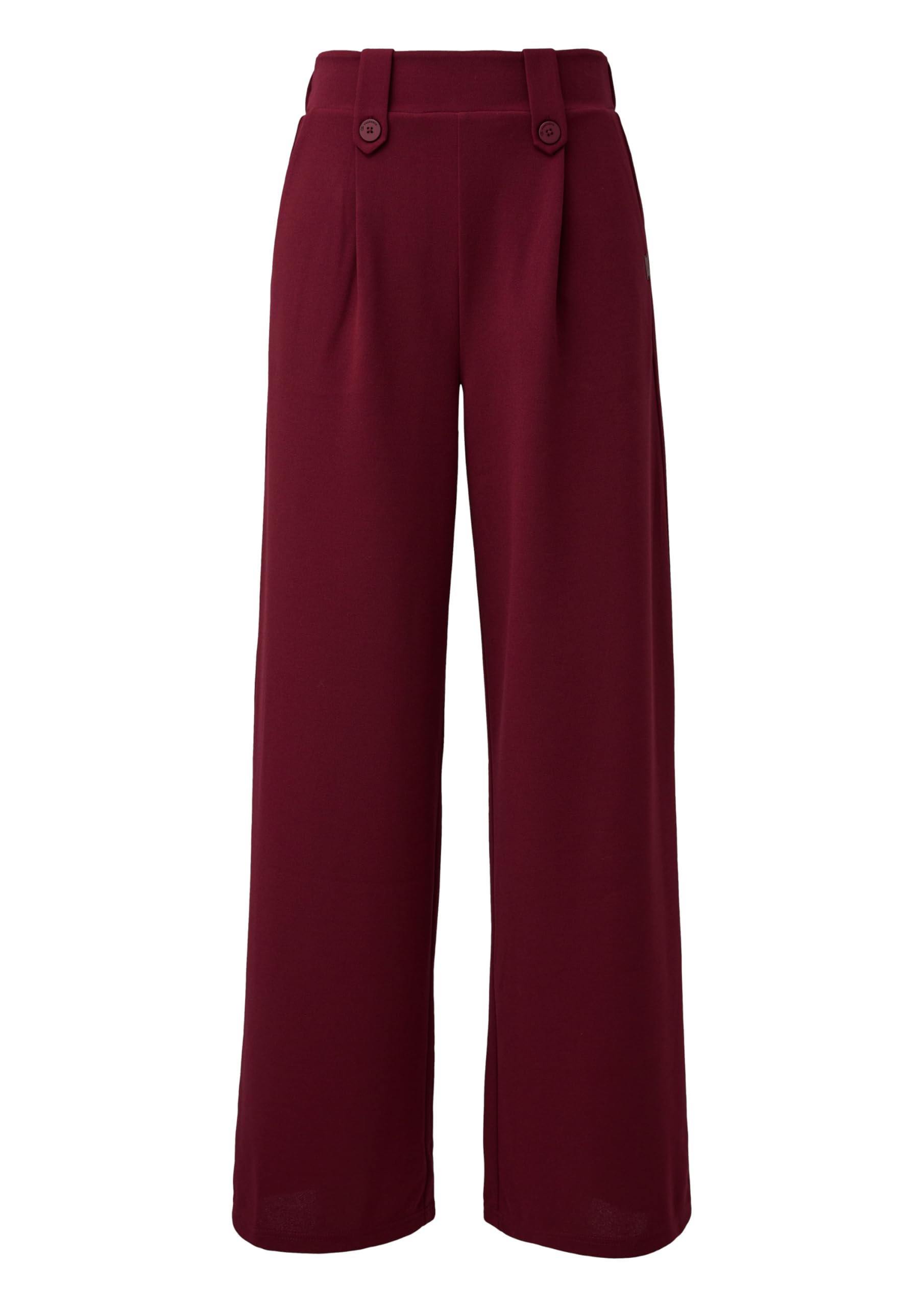 s.Oliver QS Wide-Leg Hose Interlockjersey 40W/32L weit