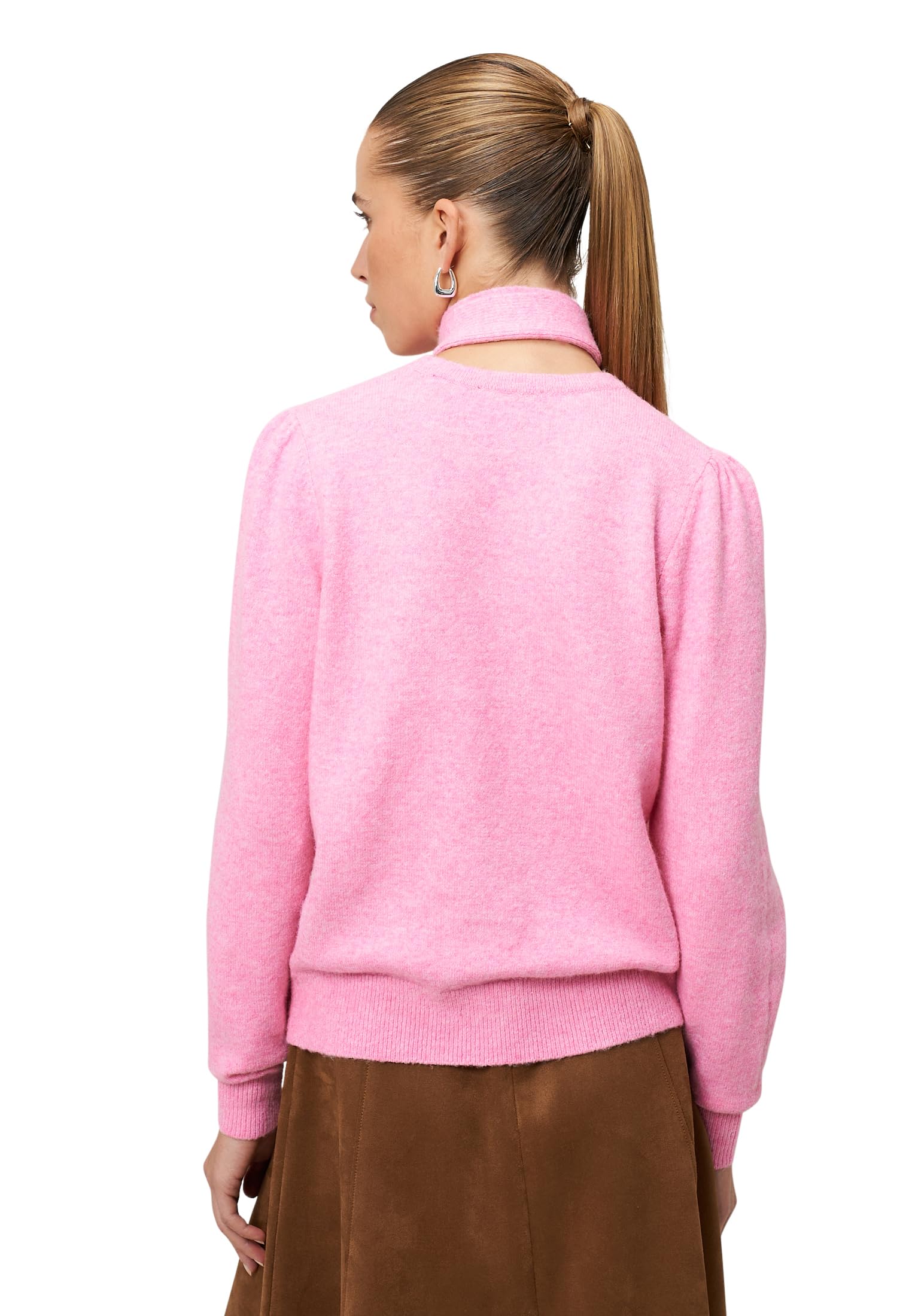 zero Pullover Strickhalstuch Damen Pink Gr. 40