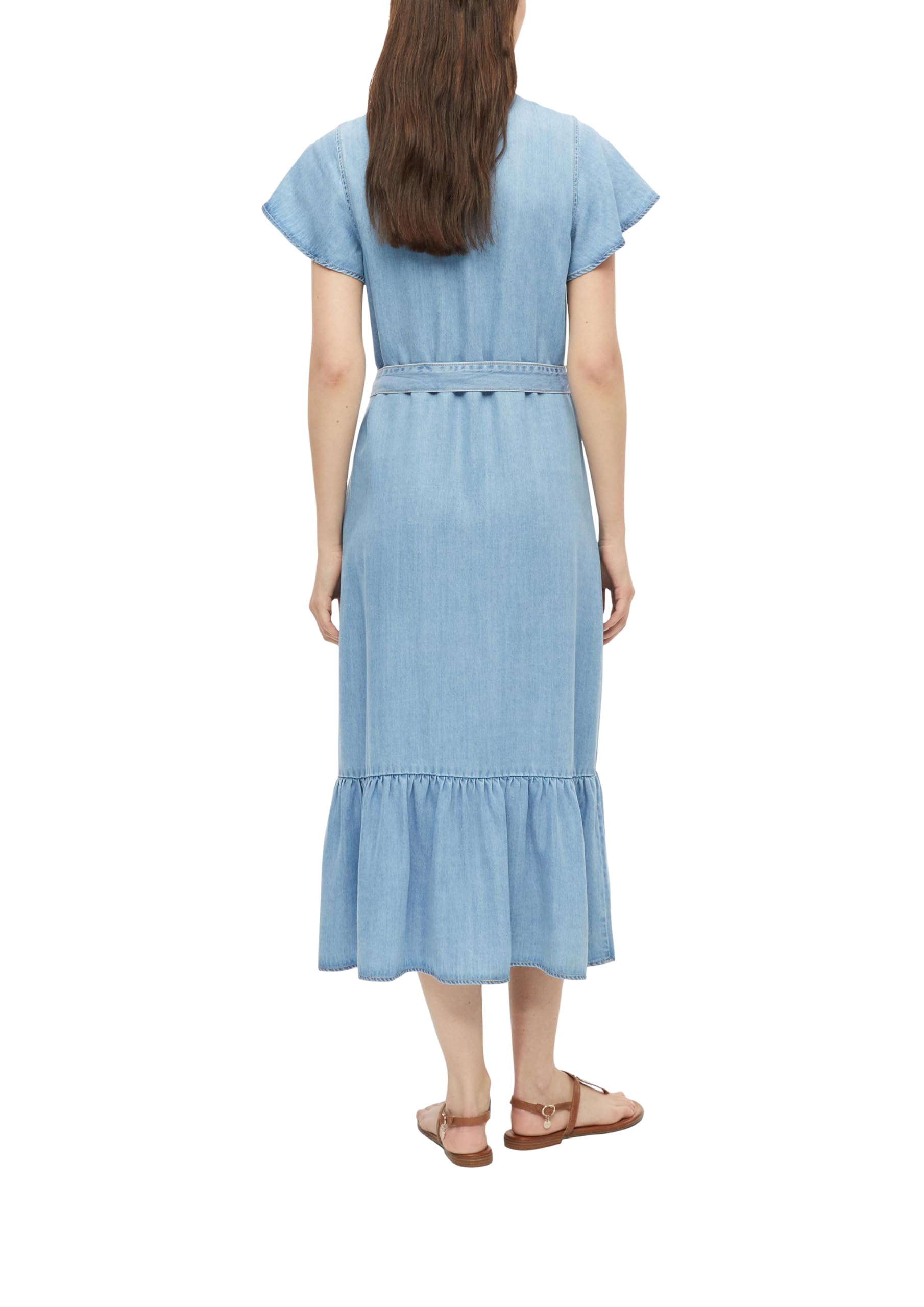 s.Oliver Red Label Midi-Denimkleid Gr.46 Lyocell