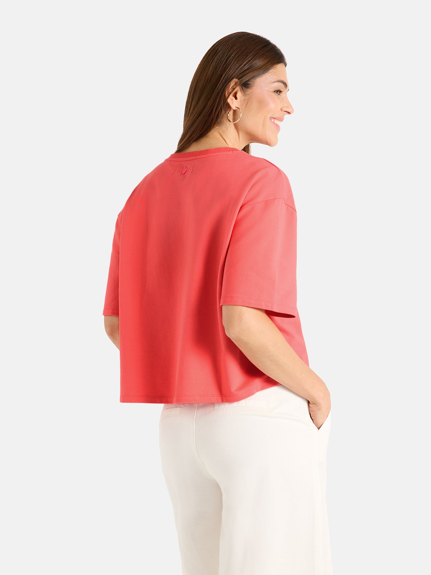 Lieblingsstück FriedaL T-Shirt sugar coral mit Elasthan
