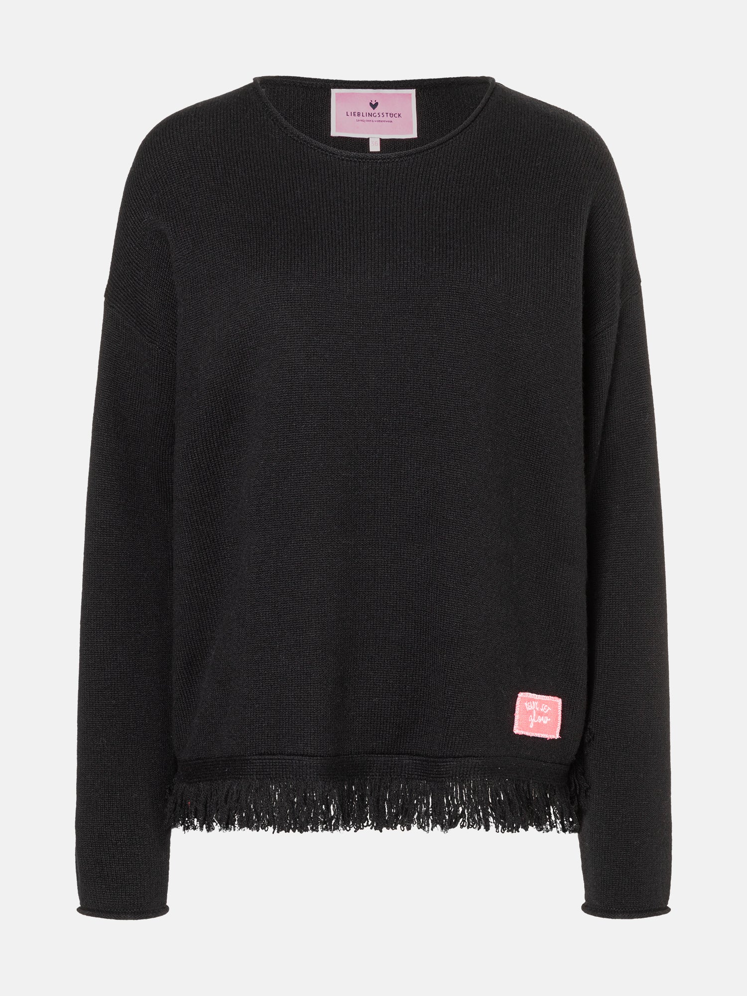 Lieblingsstück NarmaL Pullover black mit Kaschmir