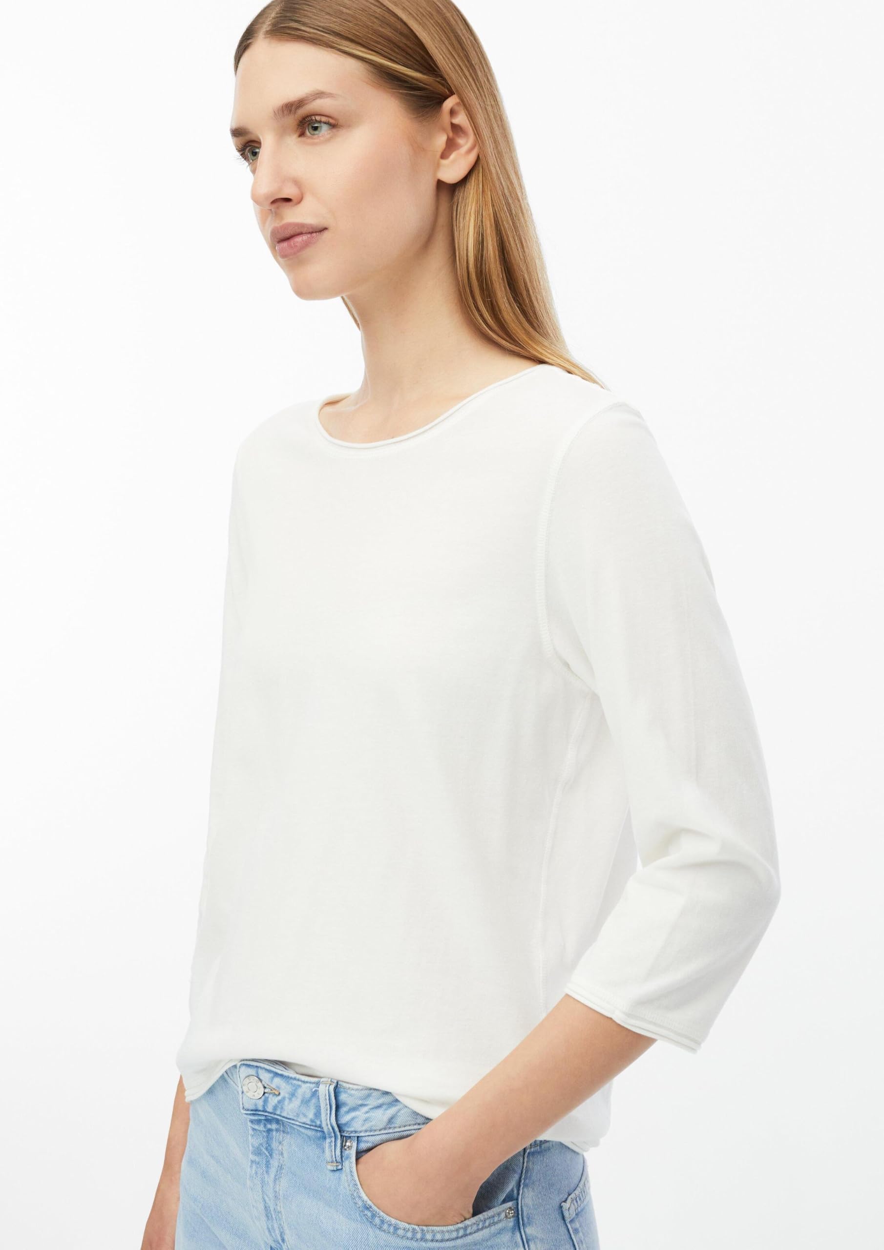 s.Oliver T-Shirt Relaxed Fit 3/4-Arm Schwarz