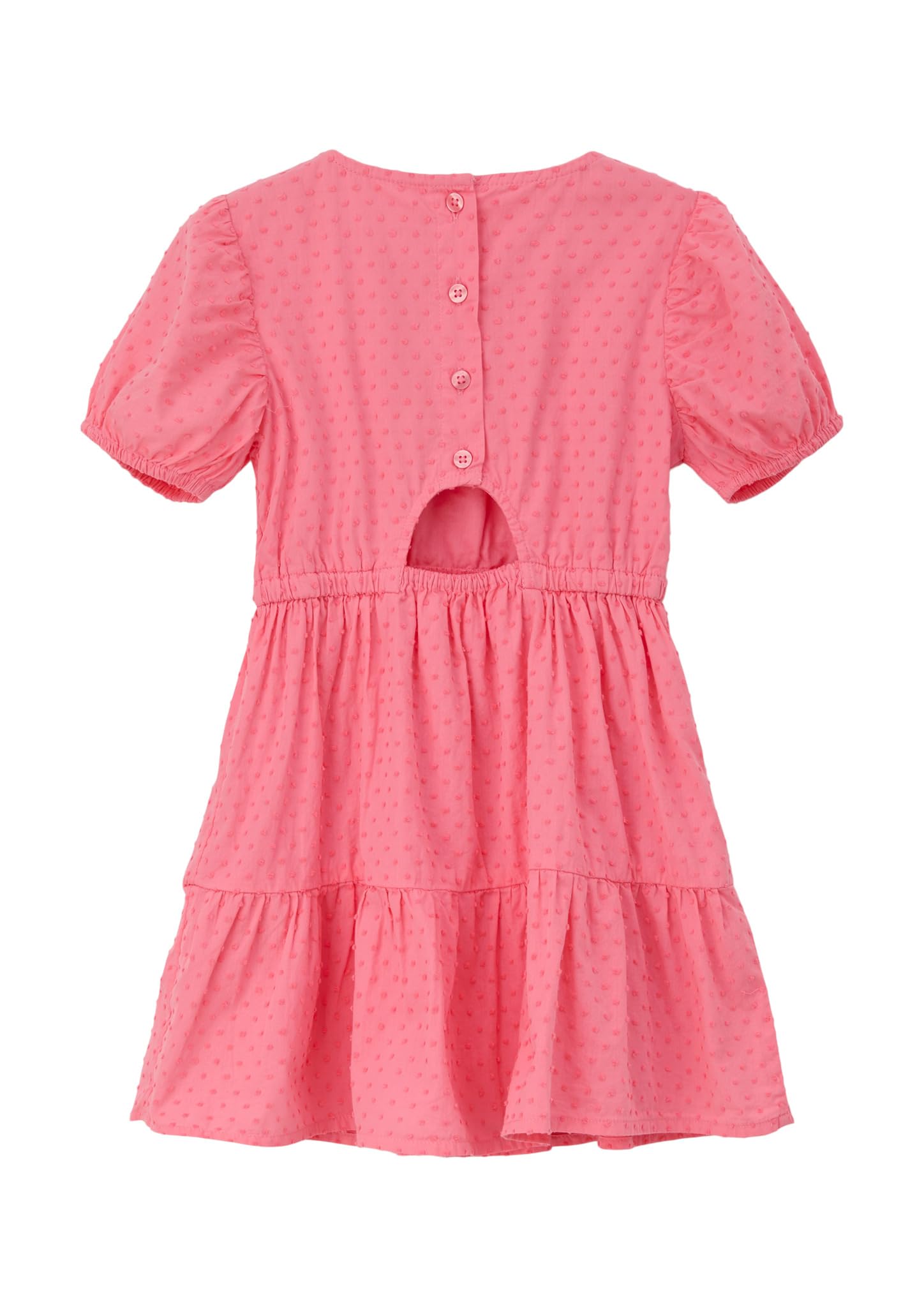 s.Oliver Junior Kleid Raffung Cut-Out rosa Gr.110