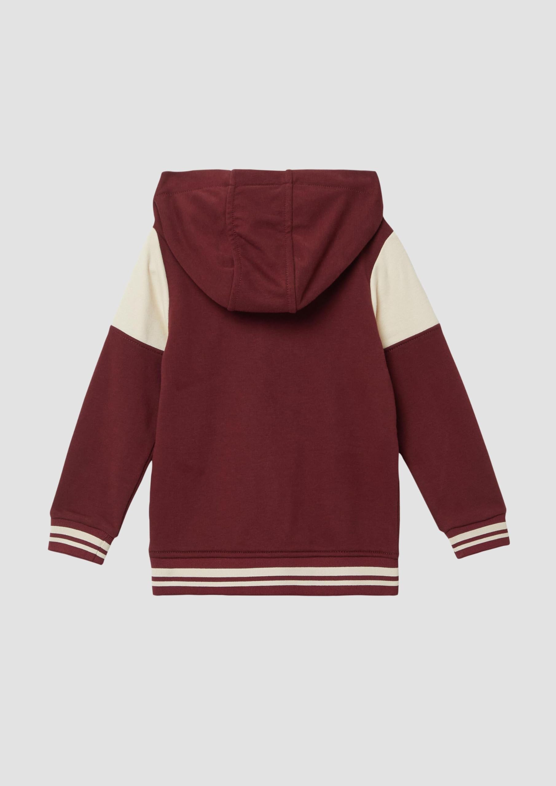 s.Oliver College-Jacke Applikation Kapuze Sweatjacke