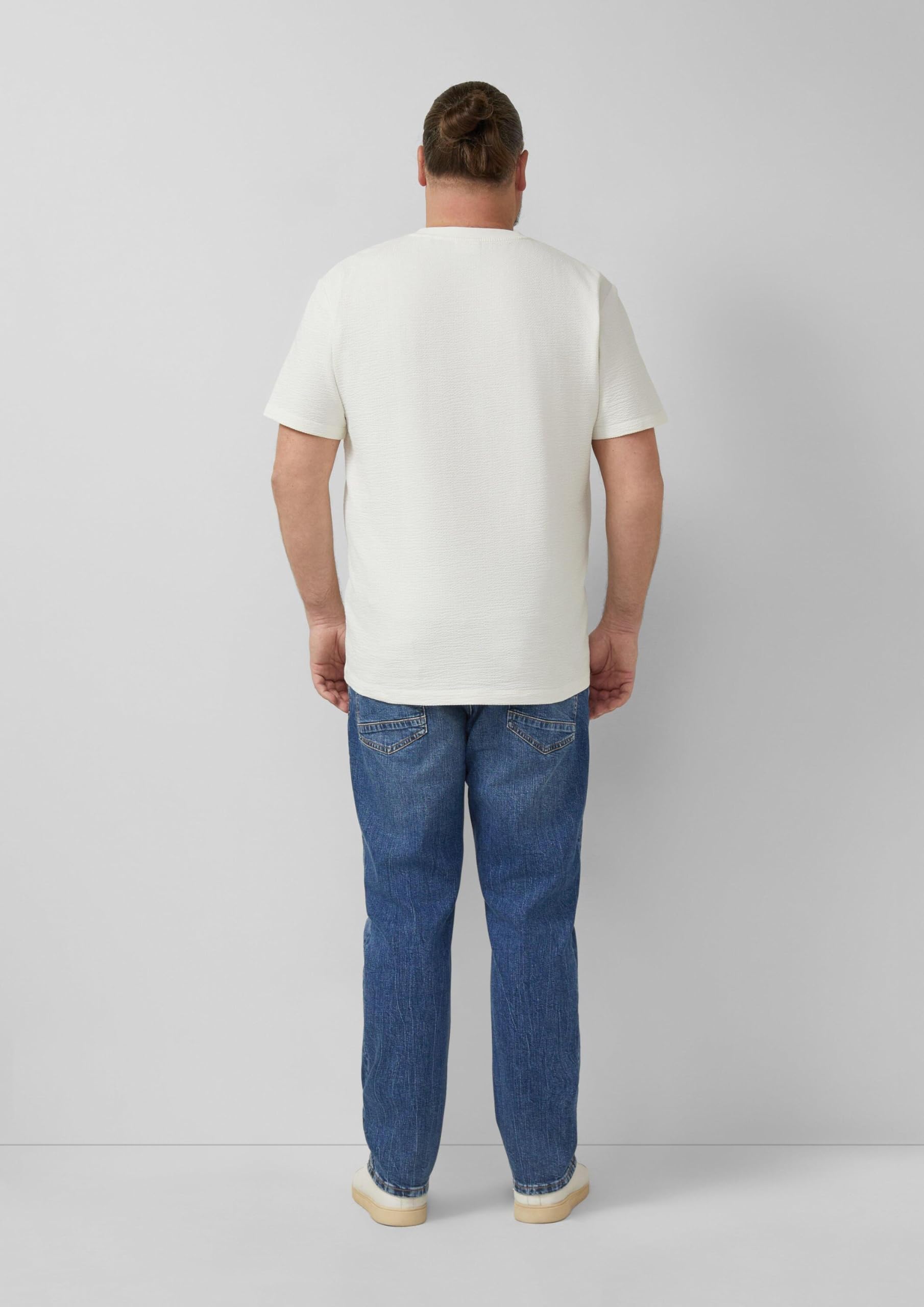 s.Oliver Junior T-Shirt strukturiert Baumwolle Alltag